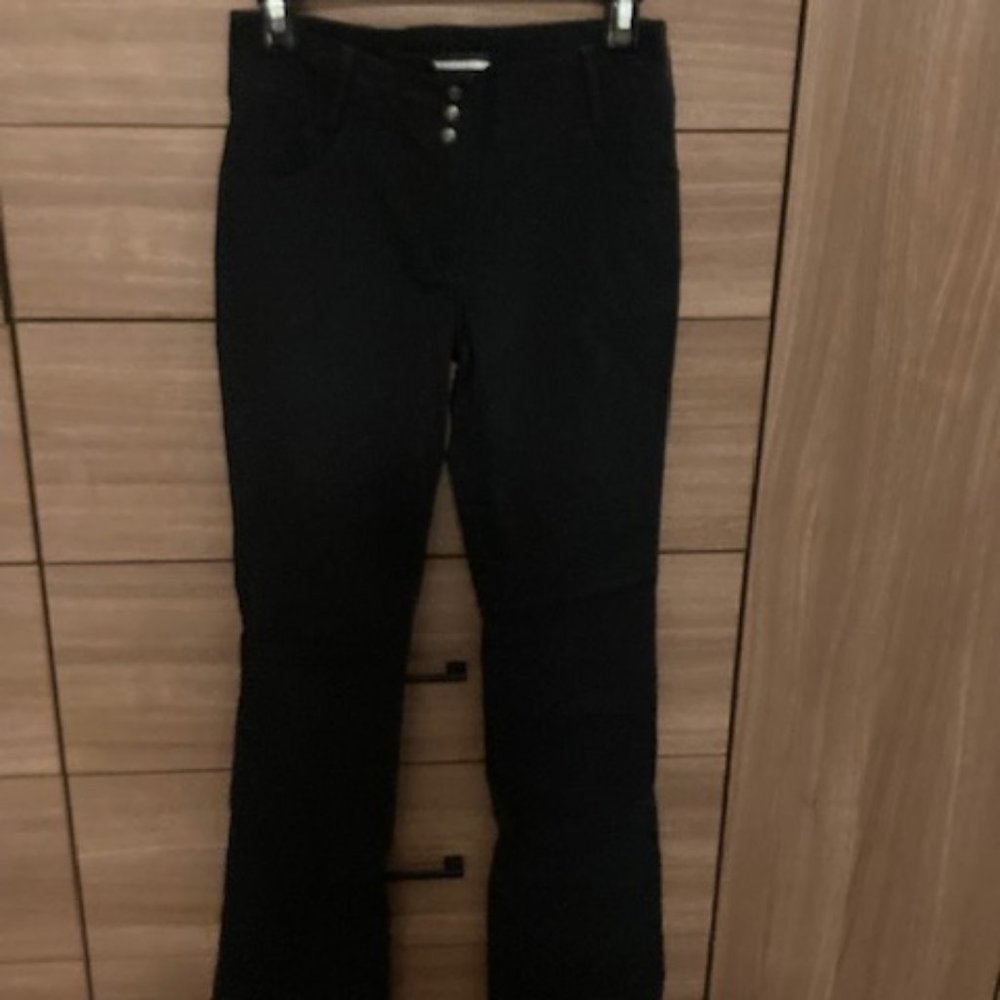 Anatomie Chino Black straight leg pants